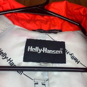Red Helly Hansen Rain Jacket with Hood 🌧